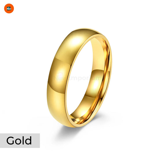 Elegant White Gold Band