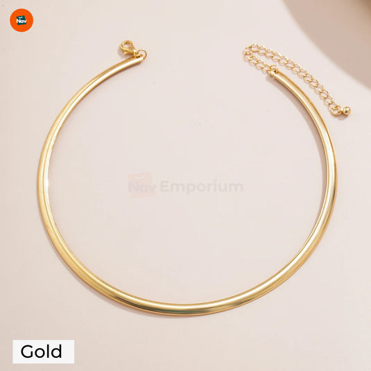 Necklace shining close-up