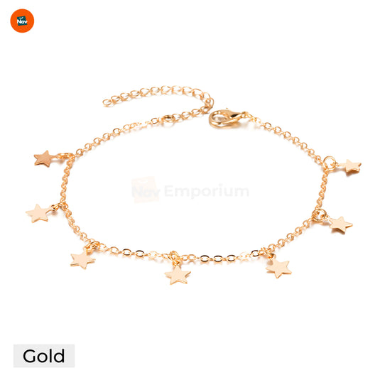 Infographic with callouts highlights waterproof anklet features