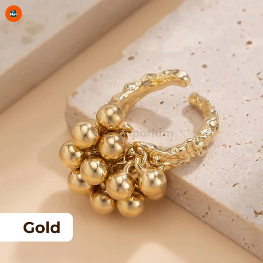 Close-up of ring details