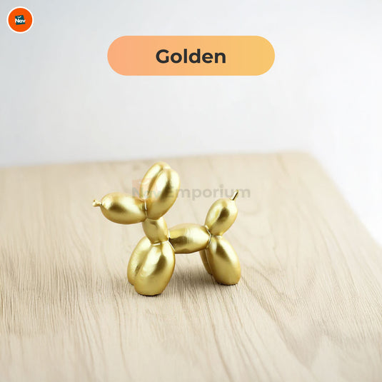 Modern balloon dog sculpture