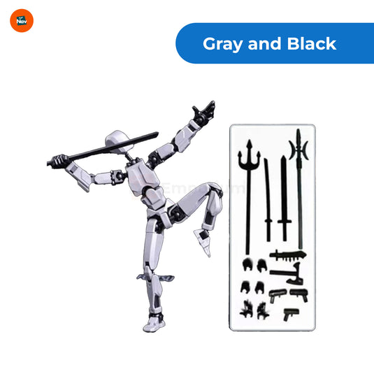 FlexiBot 13 Action Figure Close-up 9