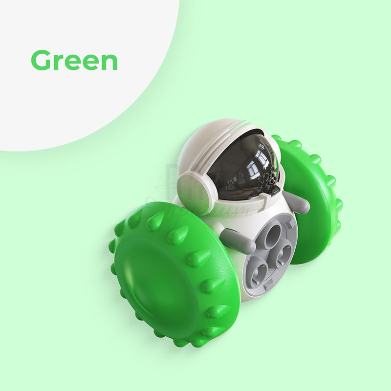 Interactive pet feeding ball