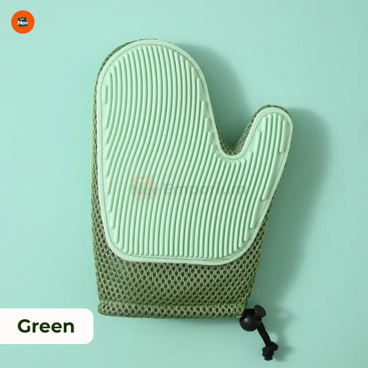 Pet grooming glove packaging