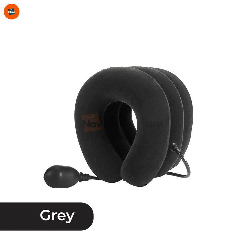 shows device measurements neck traction device