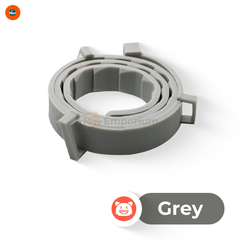 Large cat with tick prevention collar 5