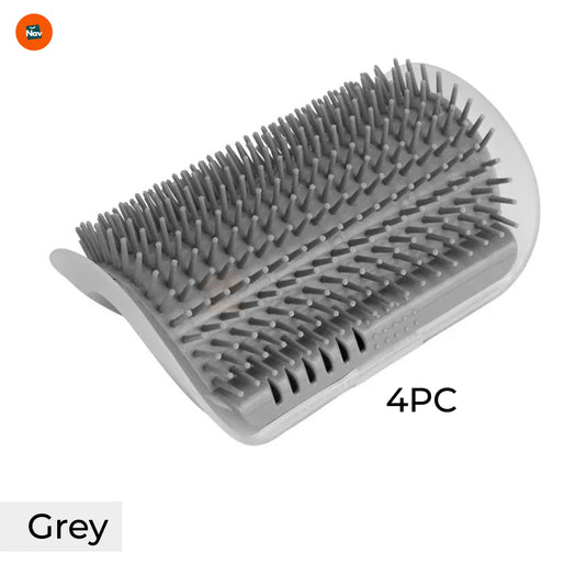 Wall-mounted cat grooming brush -2