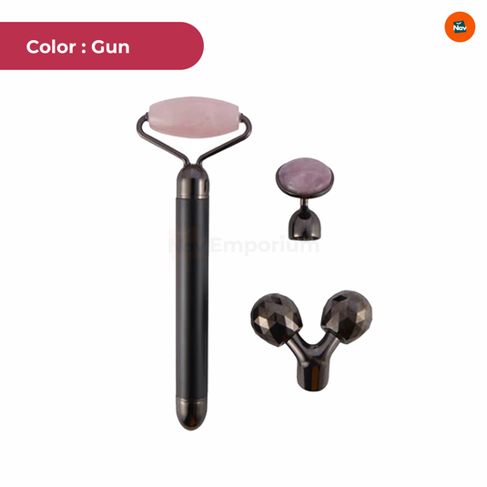 Variant image showing gun color options electric facial roller
