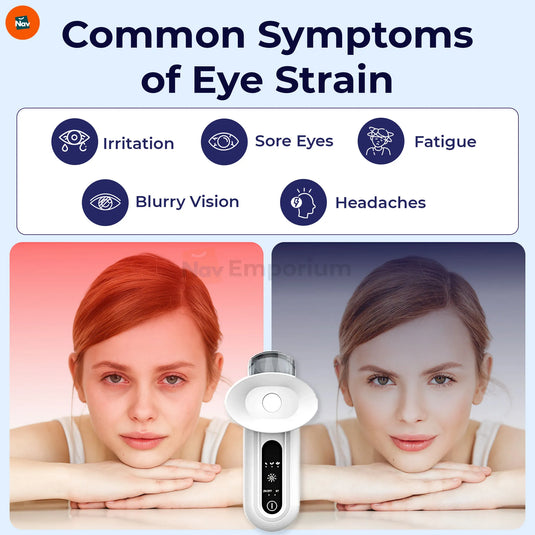 HydraMist lifestyle shot offering eye strain relief at home