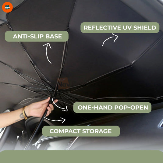 Universal fit windshield sunshade