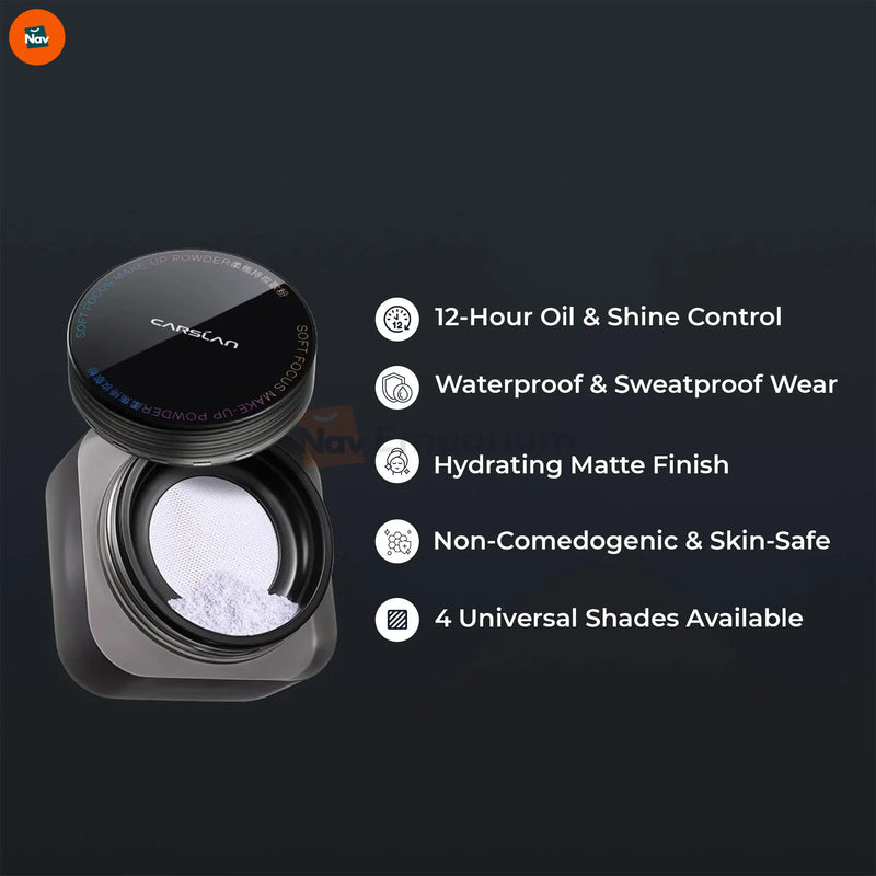 Translucent powder for oily skin