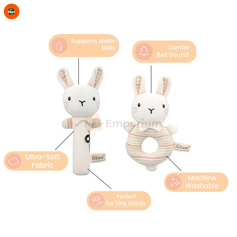 Lightweight sensory rattle for infants