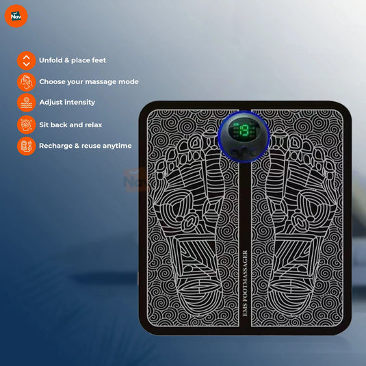 EMS foot massager acupoint pad