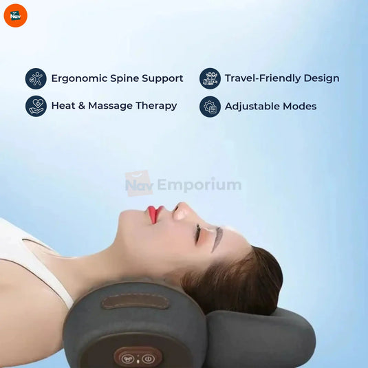 Comfortable ergonomic pillow close-up