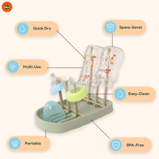 Durable plastic drying rack