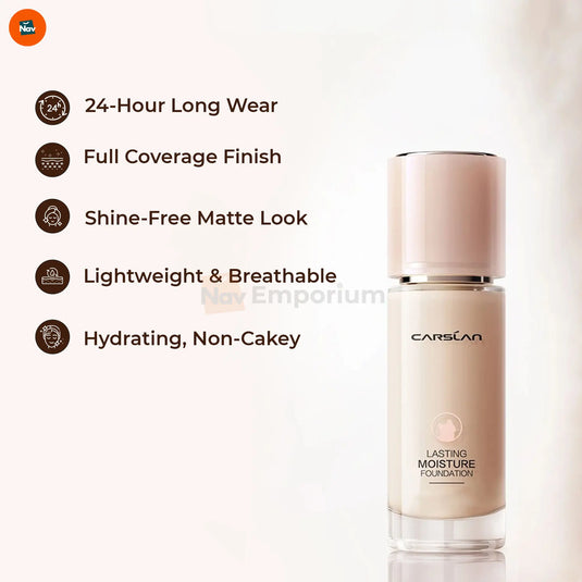 Smooth matte finish foundation