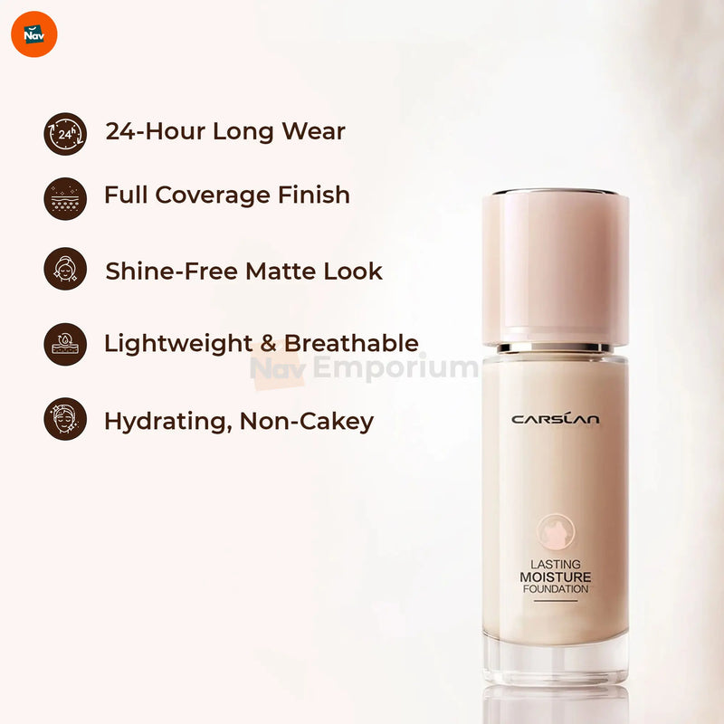 Smooth matte finish foundation