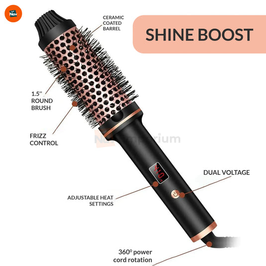 1.5 Inch Heated Curling Brush