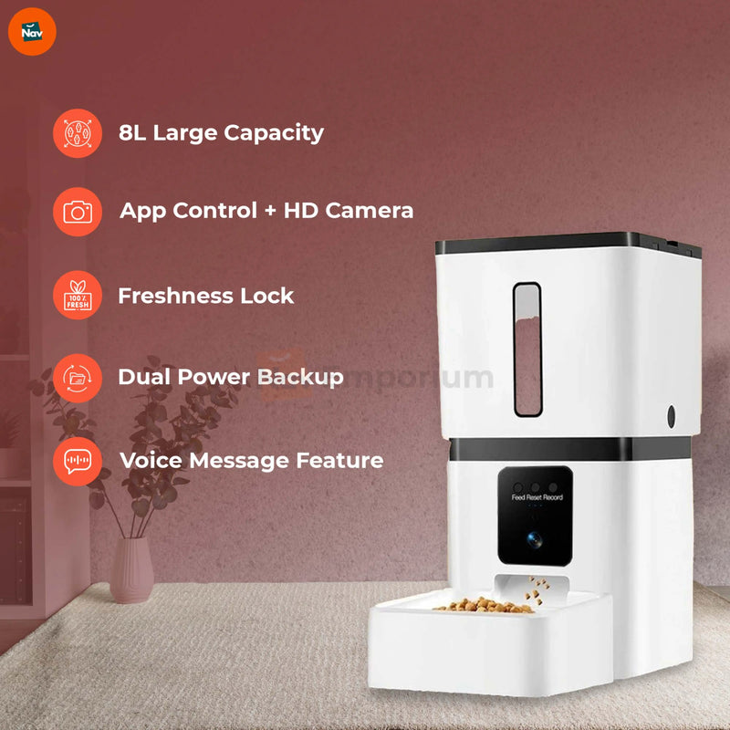 Freshness sealing pet feeder