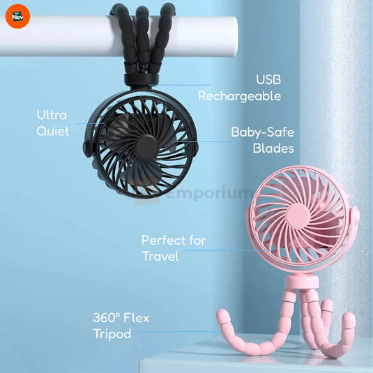 Mini USB fan with 3 speeds