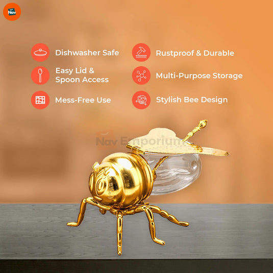 Honey jar with lifting lid