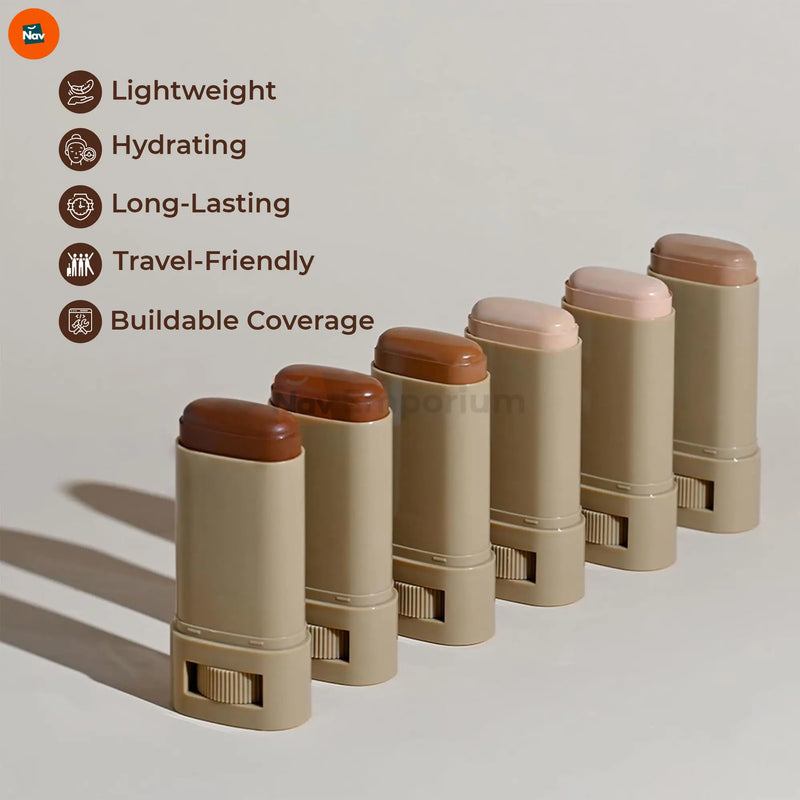 Natural radiant foundation stick