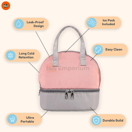 Breastmilk freezer bag for pumping moms