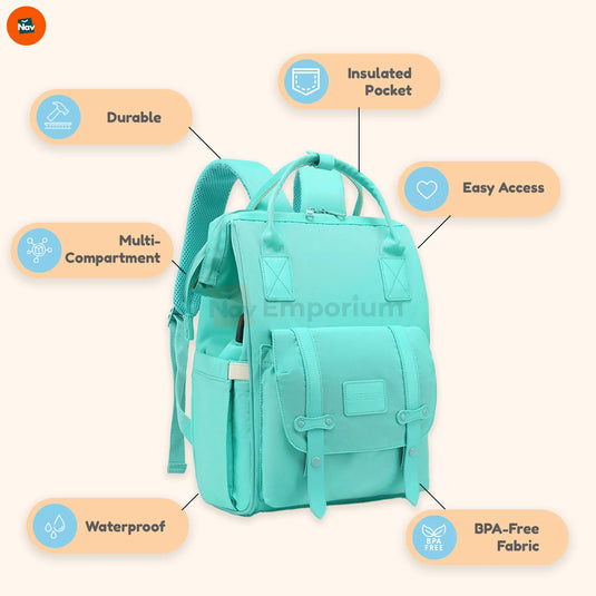 unisex diaper backpack comfort