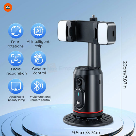 360° tracking phone mount