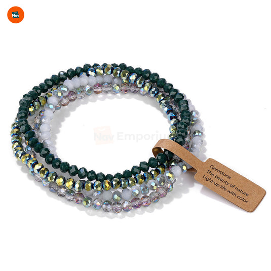 Fashionable Multilayer Bead Bracelet