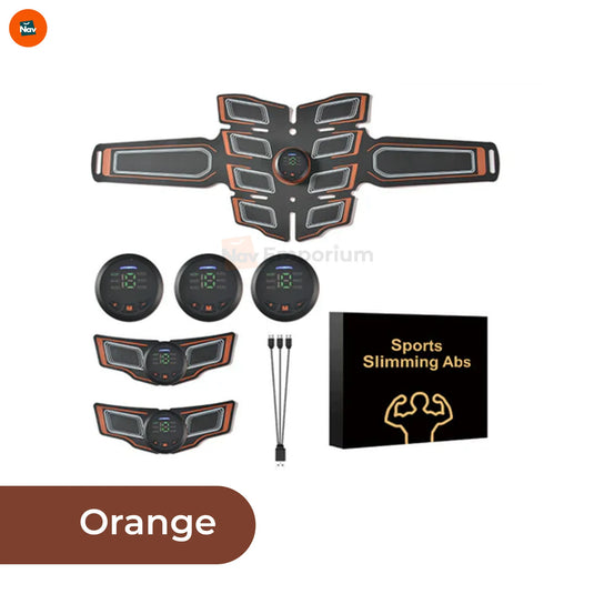 shows EMS abdominal belt charging