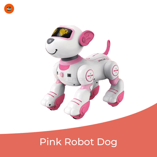 PlayBot Puppy in a gift box ready for unboxing