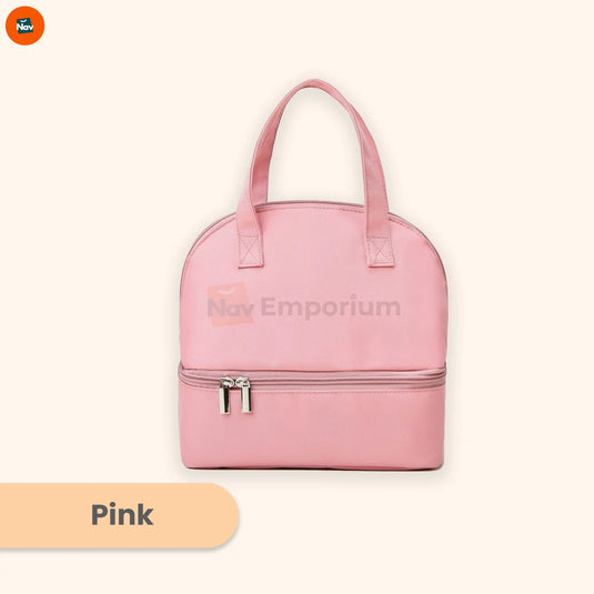 Leak-proof breastmilk bag spill demo GIF