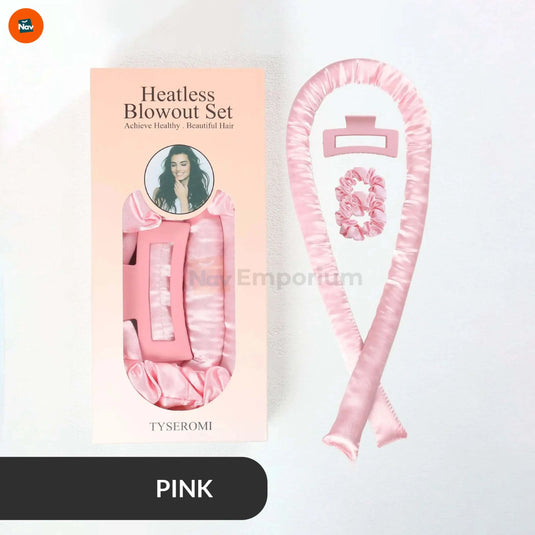 Satin Heatless Curl Set for Gentle Hair Styling