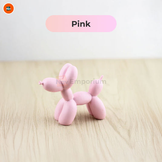 Resin balloon dog decor
