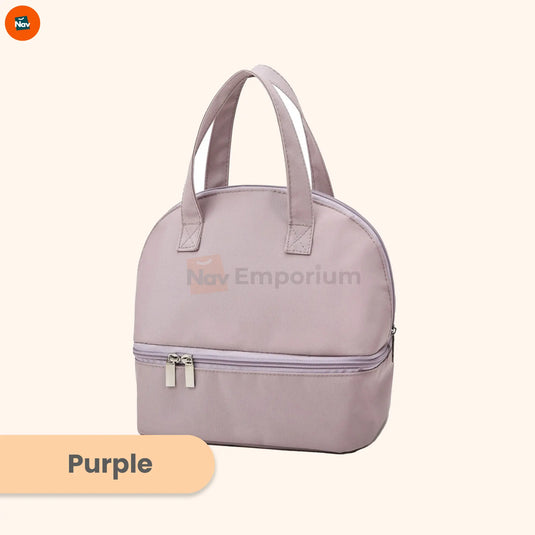 Organized breastmilk bag packing