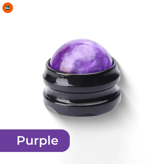 Massage ball purple color options for muscle relief