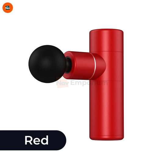 Variant image shows red mini massage gun