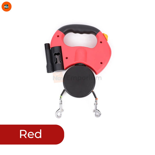 Variant image shows LED dog leash color variants