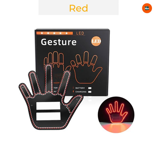 Fun car LED gesture light