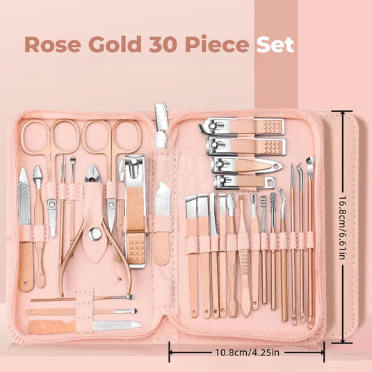 Stainless steel nail care set 1