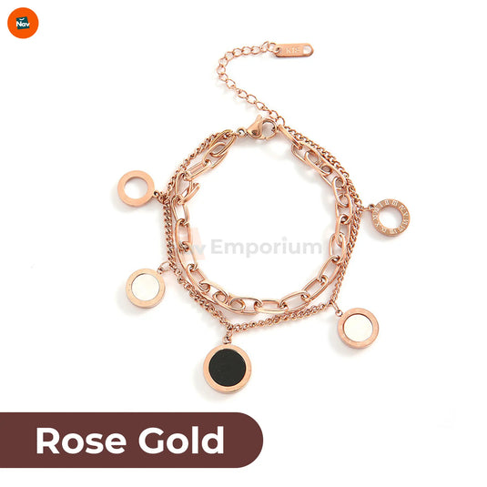 Elegant gothic bracelet set