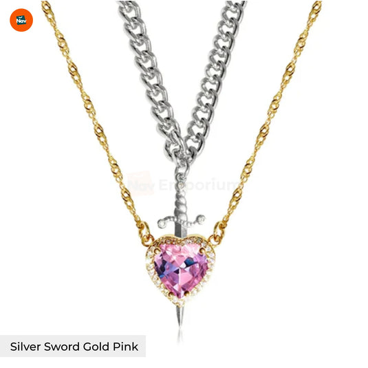 Elegant Red Crystal Necklace