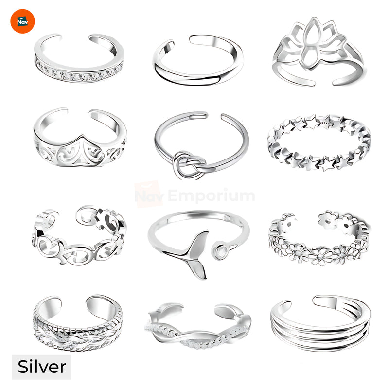 Open toe rings for beachwear