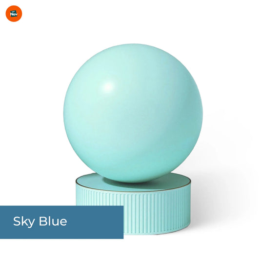 Variant image displays small exercise ball color Sky Bloue
