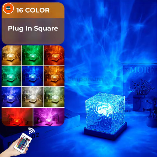 Portable ocean wave LED projector