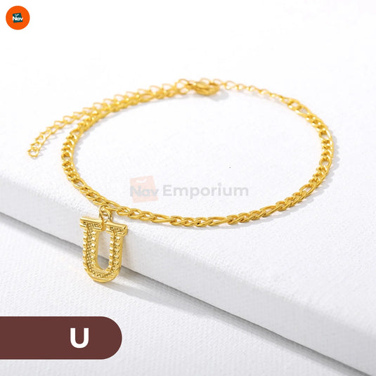 Elegant gold anklet for daily wear 17