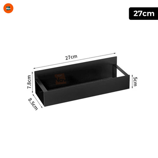 Spices on magnetic rack.