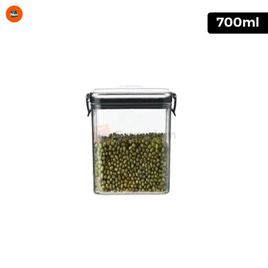 Transparent pantry food containers