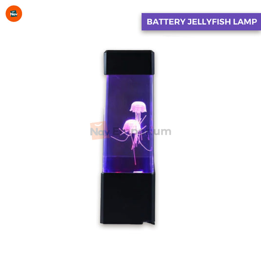 LED jellyfish lamp for relaxation